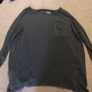 army green pocket tee